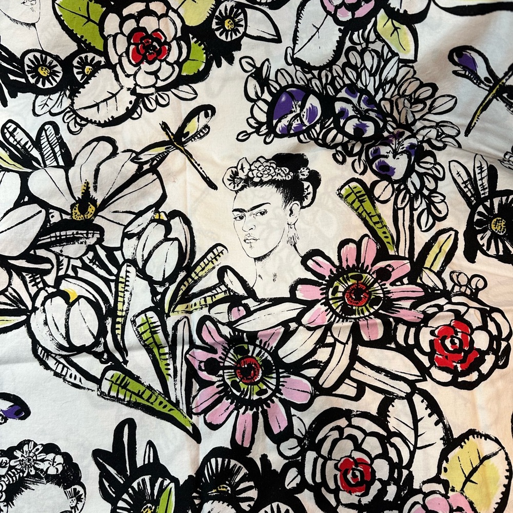 Frida Kahlo fabric 2 yards Alexander Henry RARE